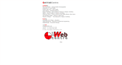 Desktop Screenshot of getweb.co.za